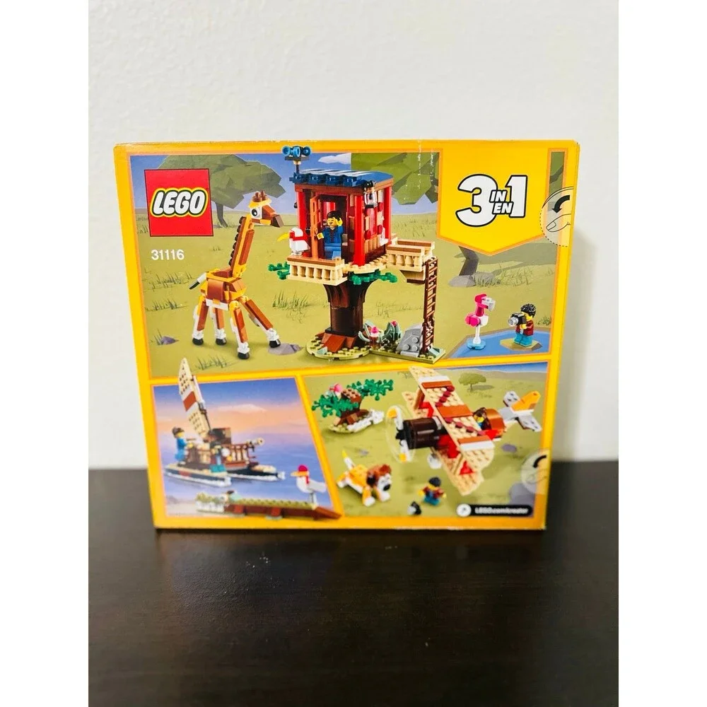 LEGO Creator 3-in-1 Safari Wildlife Tree House 31116 Retired New Sealed
